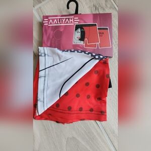 Aaliyah Red Polka Dot Women's Boxer Briefs